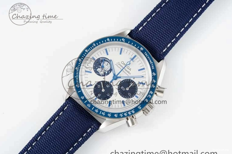 0309 Sophisticated Speedmaster Professional “Silver Snoopy Award” 50th Anniversary V6SF 1:1 Best Edition A7750(Mod) 7846